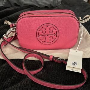 Tory Burch Pink Mini Miller Crossbody Bag